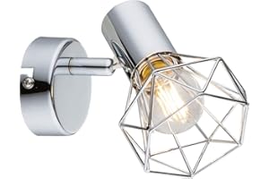 Globo Applique murale, lampe de salon chrome, lampe de salle de travail de salle de travail, réglable 54802-1