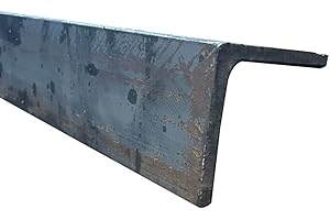 KIMETALS Mild Steel Angle | Steel Section Angles (1m - 3m) (40mm Width x 40mm Height x 3mm Wall Thickness, 1.5m)