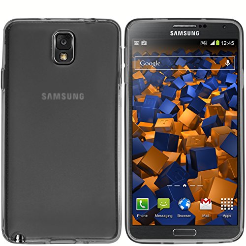 Preisvergleich Produktbild mumbi Schutzhülle für Samsung Galaxy Note 3 Hülle transparent schwarz