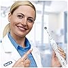 
Oral-B Genius 8000 Electric Rechargeable Toothbrush Powered by Braun with Premium Case (Ships with a 2-Pin Plug), Silver
