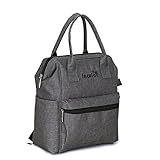 Anself Insular Baby Wickeltasche Mama Tasche mit Wickelunterlage und Kinderwagen Befestigung