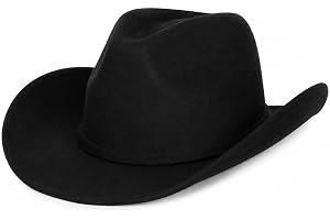 Zylioo XXL XL L cowboyhatt för män kvinnor, stort huvud western filt