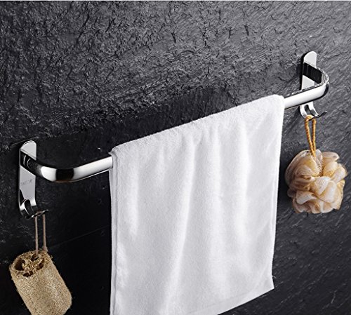 Preisvergleich Produktbild QFF Freier Stempel 304 Edelstahl Handtuchhalter Einhebel Bad Saugnapf Handtuchhalter Handtuchhalter Bad-Accessoires ( größe : 40 cm )