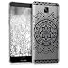 Produktbild kwmobile Crystal Case Hülle für OnePlus 3 / 3T - TPU Silikon Cover im Aztec Blume Design