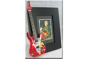 ARTSTUDIO35 JOE SATRIANI Miniature Cadre Guitare Photo Surfing with Aliens