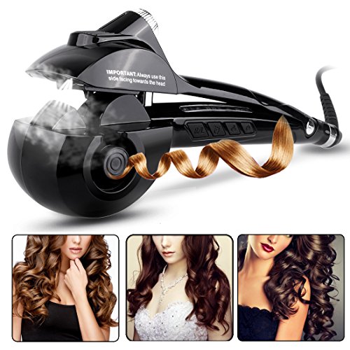 ARINO Dampf Haar Anion Lockenstab Steamer Curler Lockendreher Auto-Lockenstab Lockenmaschine für Haarstying Trend Muttertagsgeschenke - 6