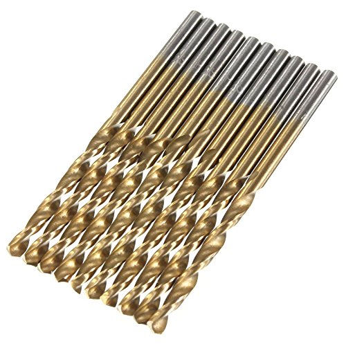 Bermud HSS Bohrer Titanium Metallbohrer Spiralbohrer Handspiralbohrer 1.5mm – 10mm ( 99 Stück ) - 5