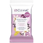 Cleanic Soft Intimate Hygiene Wipes, 20 pcs. - Chamomile Extract - Lactic Acid - Gentle Cleansing - Daily Hygiene - Irritatio