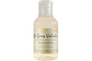 GRAN VELADA Vainilla Concentrada para Velas y Ambientadores | Fragancia Intensa con Notas Dulces y Especiadas | Ideal para Velas Aromáticas y Difusores | 50 ml