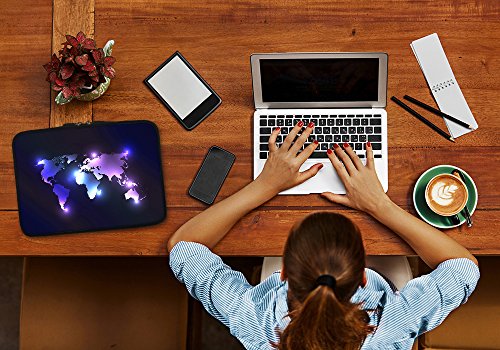 PEDEA Design Schutzh  lle Notebook Tasche bis 17 3 Zoll  43 9cm   Dark World