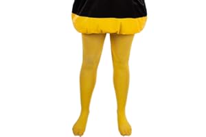 Maskworld Biene Maja & Willi - Strumpfhose für Erwachsene - Kostümzubehör - Karneval, Fasching, Motto-Party - Größe XL-XXL