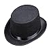 Price comparison product image Top Felt Child Size - Black Felt Top Hats Caps & Headwear for Fancy Dress Costumes  Accessory