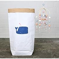 Papiersack Paperbag *kleiner Wal* Whale print Aufbewahrung