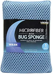 Viking 845100 Microfiber Mesh Bug and Tar Sponge (Colors may vary)