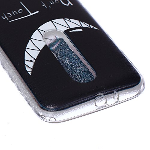 Moto Hülle Muster, TOCASO Ultra Thin TPU Silikon Gel Skin Transparent Bumper Rand Welle Gefühl Cover Tasche Bunte Schutzhülle für Motto Handyhülle Protective Case Schale schützende Durchsichtig Rückschale Clear Pattern Fall Handytasche Weiche Ränder Etui + Schwarz Stylus Pen - 4