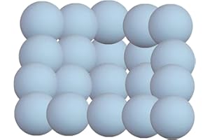 Arcam Bola futbolin Super Dura Blanco Mate 36g 34mm 20 Unidades