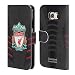 Produktbild Offizielle Liverpool Football Club Wappen Away Trikot Kit 2016/17 Brieftasche Handyhülle aus Leder für Samsung Galaxy S6