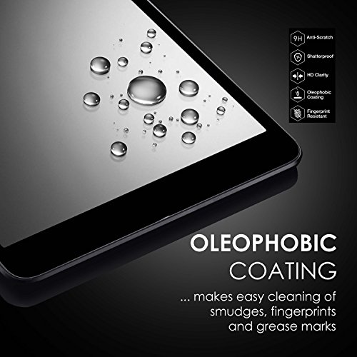 Forefront Cases® [HD KLARHEIT] Gehärtetes Glas Bildschirm Schutz Protektor Folie für Samsung Galaxy Tab A 7.0 SM-T280 [ULTRA DÜNN nur 0.3mm] - 5