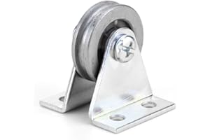 Chiloskit - Puleggia con staffa triangolare/staffa a L, ruota scanalata a U con base