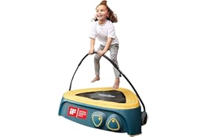 Berg Trampolino Hoppaa per bambini da 1 a 4 anni | Trampolino di alta qualità, giocattolo per esterni, trampolino sicuro, giallo, taglia unica