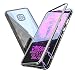 Produktbild MMLC Für Huawei Mate 20 Pro Hülle Hüllen Magnetische Adsorption Aluminiumlegierung Bumper Glas Case (Silver)