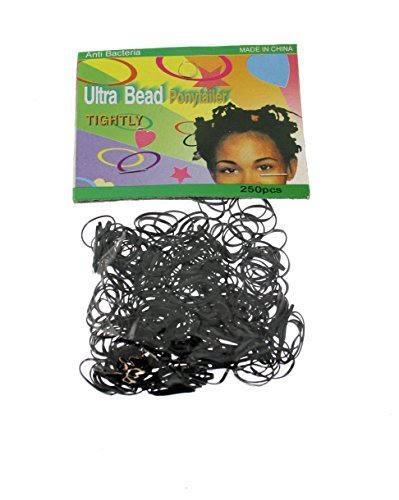 Zac's Alter Ego® Pack of 250 Small Mini Braiding Hair Bands/ Rubber Elastics