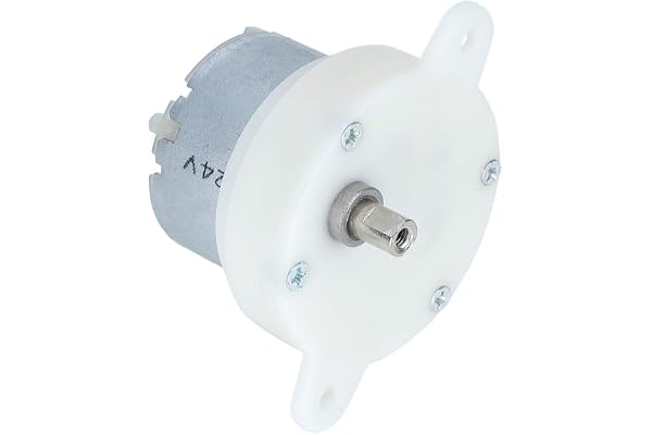 12 V reduceringsmotor, 12 V-motor med hastighetsreducerare, 12 V långsam 10 varv/min, mini-långsam elmotor, växelmotor, hastighetsmotor med terminaltyst växellåda