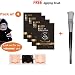 Doberyl Gutargoo (4 Pack 24G,Free Applying Brush) Activated Charcoal Carbon Peel Off Diy Purifying Black Mask For Blackhead Whitehead Pores Deep Cleaner For Unisex RS.489.00