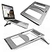 Produktbild Gupi Aluminium Ständer tragbar faltbar Cooling Notebook Schreibtisch stehen – HP Chromebook 13 (33,8 cm) metallic metallisch Laptop Bag for HP Elitebook 745 (14")