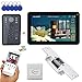 Produktbild 9 Zoll Wired/Wireless Wifi RFID Password Video Door Phone Doorbell Intercom System mit Electric Strike Lock + IR-CUT HD 1000TVL Kamera
