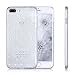 Produktbild iPhone 7 Plus Hülle, TYJTECH Clear TPU Gel Cover mit Mandala Floral Designer Shell Fall Ultra-Slim Shock-Absorption Stoßfänger Blumen Gedruckt Thin Cute Design Vintage Style für Girly Mädchen Frauen Apple iPhone 7 Plus 5,5 Zoll