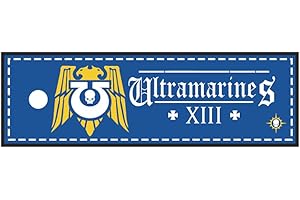 Starforged lmperial - Toppa per morale delle forze armate, in velcro, 40 K, WH40, colore: Ultramarines, 2023-OTHER2-ULTRAMARINES