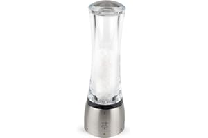 Peugeot Daman U Select Salt Mill, Acrylic-Stainless Steel 21cm