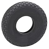 Rad-Ø: 400 mm Metafranc Decke Ø 260 mm, für Luftrad - Blockprofil - Typ 3.00 - 4 / Luftrad-Zubehör / Decke für Sackkarrenrad / Mantel / Reifen mit Blockprofil / Ersatzdecke / Sackkarrenreifen / 810170