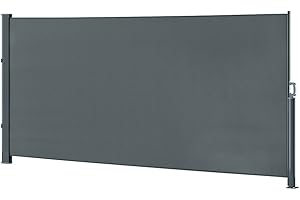 OK-Living Seitenmarkise ALU, Anthrazit, 350 x 160 cm