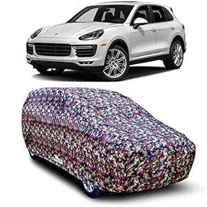 LIOM Car Cover for Porsche Cayenne Dust Proof - Water Resistant Car Body Cover (Military Without Mirror)