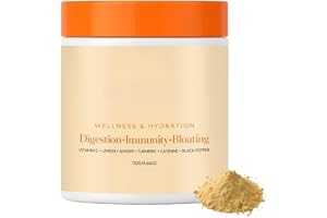 Ingefära C-vitaminpulver, daglig hydrering och välbefinnande, 132g | Stöder daglig energi och matsmältningskomfort. Lätt att blanda med vatten. On-the-go-paket, Citrus Flavor