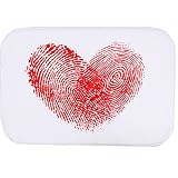 O-C Handprints heart Outdoor Indoor Antiskid Absorbent Bedroom Livingroom...