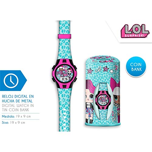 Preisvergleich Produktbild Lol Surprise Digital-Sportuhr aus Metall-Sparschwein