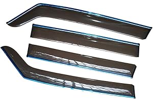 CStern Deflettori Aria Auto Deflettore Pioggia Antivento Paravento Antiturbo Antipioggia Frangivento Parabrezza Finestra Laterale in Vetro Acrilico 4 Pezzi per Jeep Renegade 2015-2019