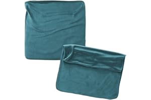 RC ocio Cojines Sofa 45x45 Color Menta Pack de 2 Fundas de cojin Decorativos para Sofa, Cama, Salon/Funda de Terciopelo Elegantes y Modernas para la decoración del hogar sin Relleno