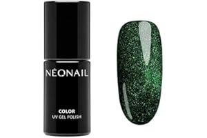 NÉONAIL NEONAIL Lakier hybrydowy do paznokci Zielony Brokatowy Find Freedom 7,2 ml UV LED