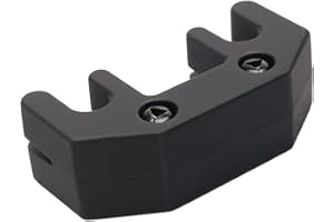 Unxuey Tłumik do skrzypiec z powłoką gumową do ćwiczeń skrzypców/altówki, akcesoria do instrumentów muzycznych, czarny