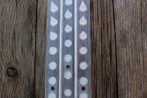 5 Meter Vogelschutz-Katzen Spikes für Zäune und Mauern (Transparent) - 3