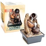 Kabelloser Betrieb dank 2x 1,5V AA-Batterien (nicht im Lieferung enthalten). Enthält zusätzlich eine Adapterfunktion, dieser Adapter 4,5V ist seperat bestellbar (Brunnen Artikel von ART DECOR Germany).