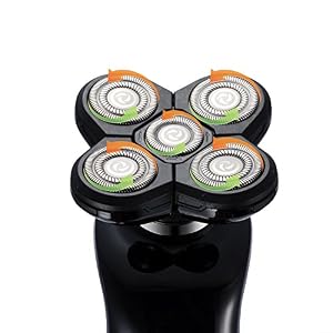 TurnRaise Bald Head Shaver, Rechargeable 5 Headed Electric Shaver (UPGRADED BATTERY, 4 HRS FAST CHARGE) - Image 4