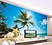 Produktbild LWCX 3D Wallpaper Meerblick Hintergrund Wand Foto Wandbilder Tapeten Custom 3D Wallpaper 3D Landschaft Wallpaper300X210CM