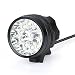 Produktbild Hirolan 30000 LM 12x CREE T6 LED 3 Modi Fahrrad Lampe Fahrrad Licht Scheinwerfer Radfahren Fackel 3 Modus Wasserdicht zum Angeln, Wandern (Schwarz)