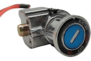 EASYBYMALL Serratura con 2 chiavi adatto per E-bike, Coperchio di sicurezza per batteria, scatola per batteria elettrica, serratura di sicurezza adatta per moto, bici elettrica, scooter, e-bike (argento)