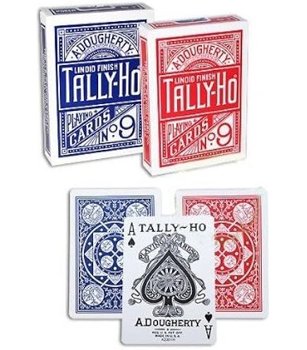 La magia è qui! - Orbit Tally Ho Circle Back (BLU) Playing Cards